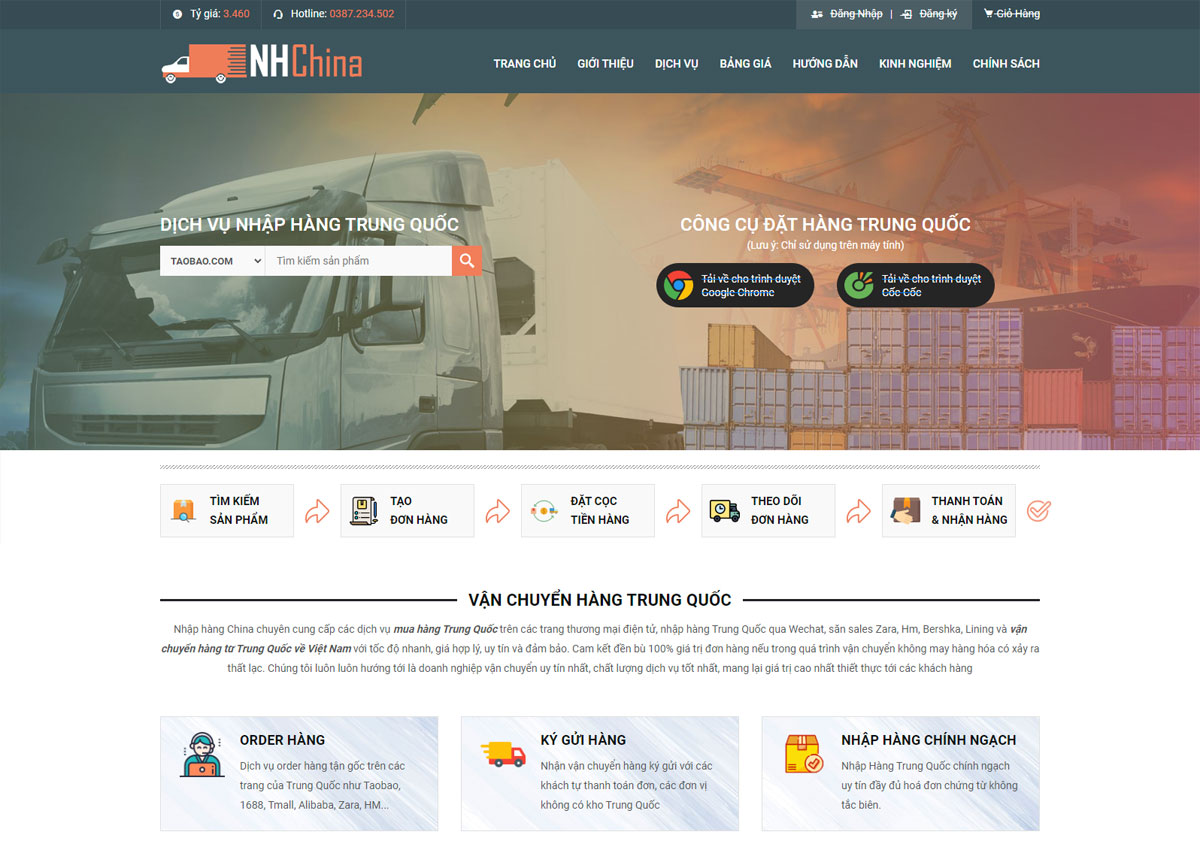 Website nhập hàng Trung Quốc