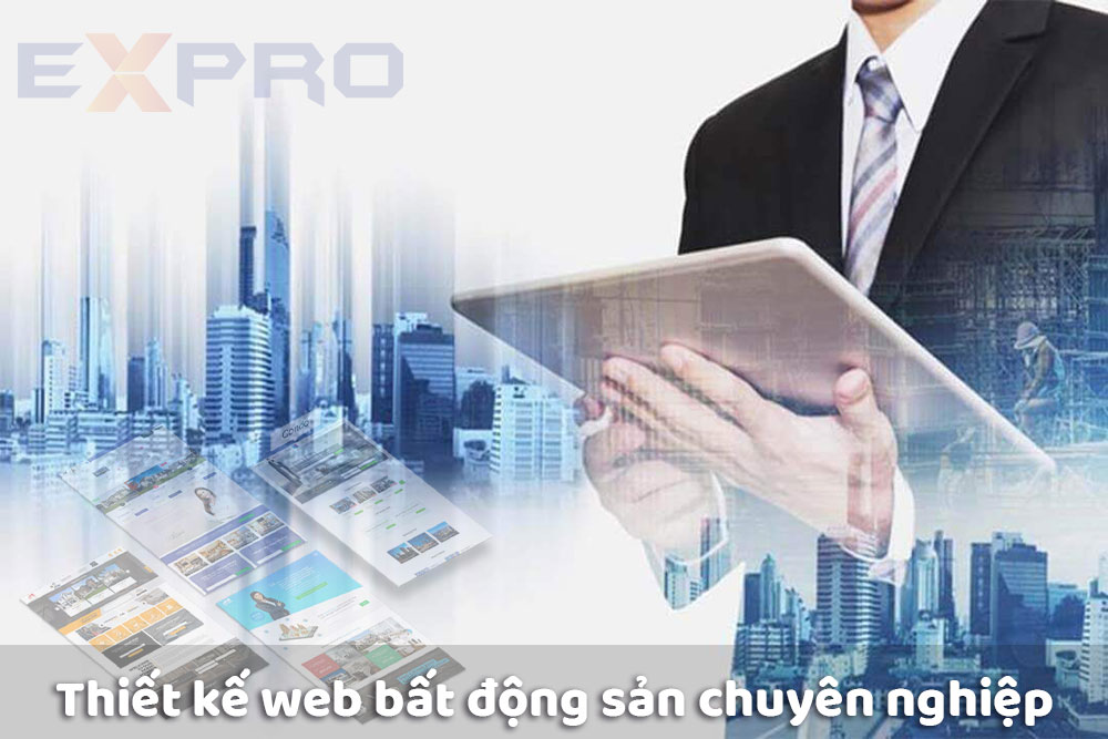 thiết kế website bất động sản chuyên nghiệp