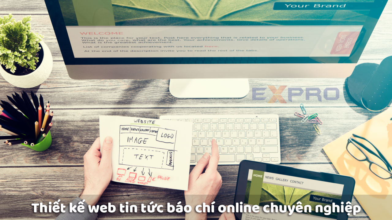 Thiết kế web tin tức báo chí