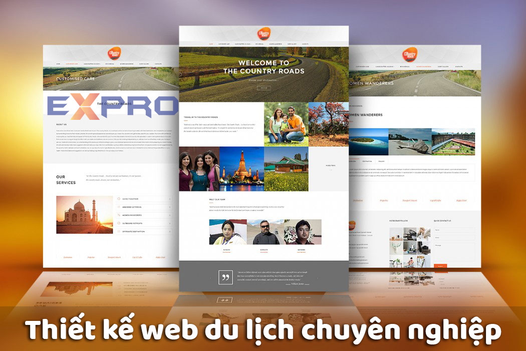 Thiết kế website du lịch chuyên nghiệp tốt nhất