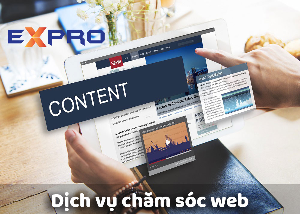 Dịch vụ chăm sóc website chuyên nghiệp tốt nhất tăng thứ hạng web