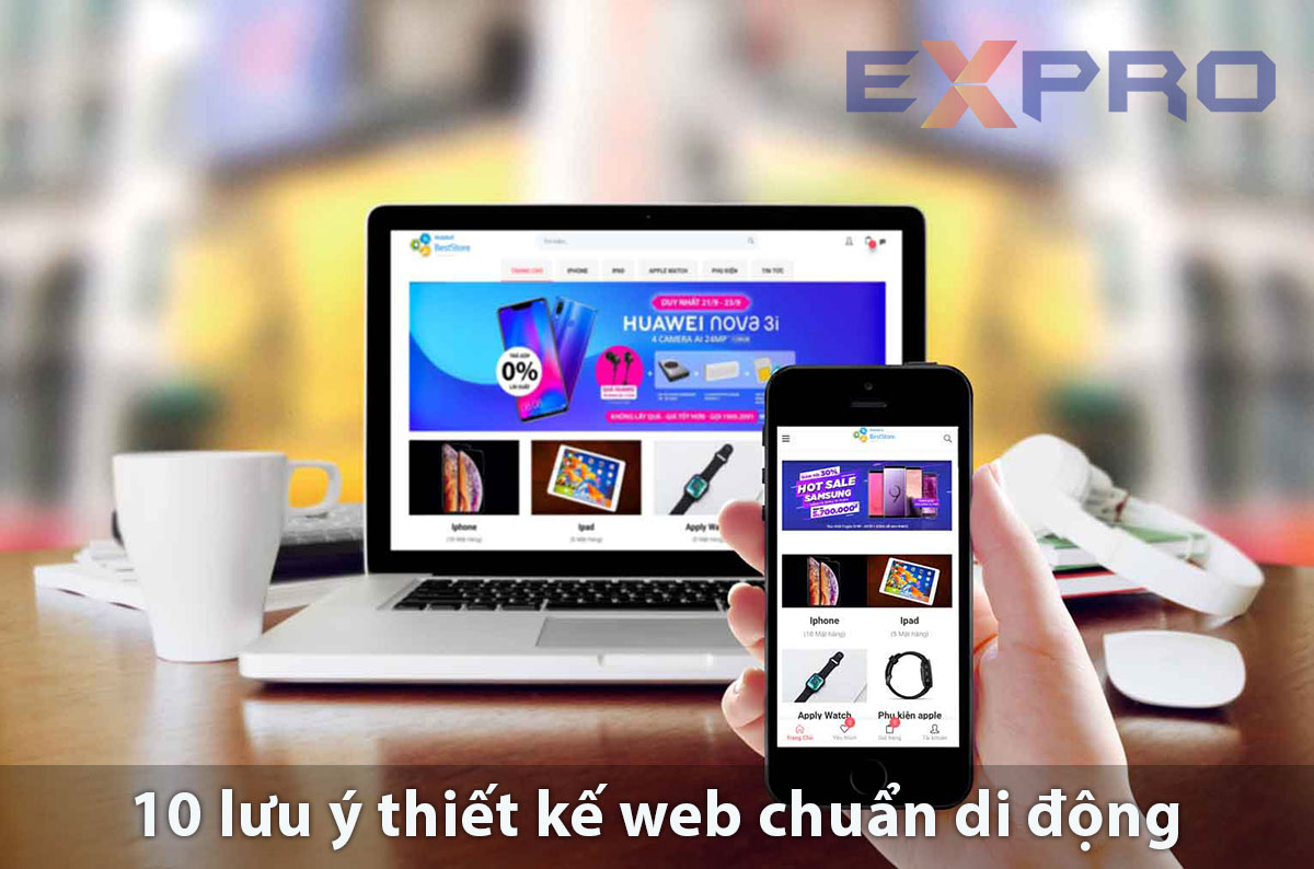 10 lưu ý khi thiết kế website chuẩn di động cần biết