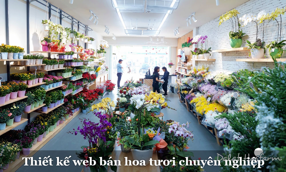 Thiết kế website bán hoa tươi giải pháp bán hàng online hiệu quả