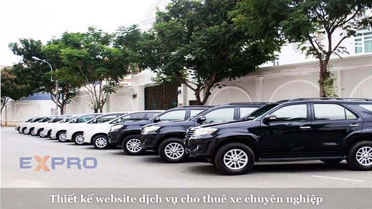 Thiết kế website cho thuê xe chuyên nghiệp chuẩn SEO  