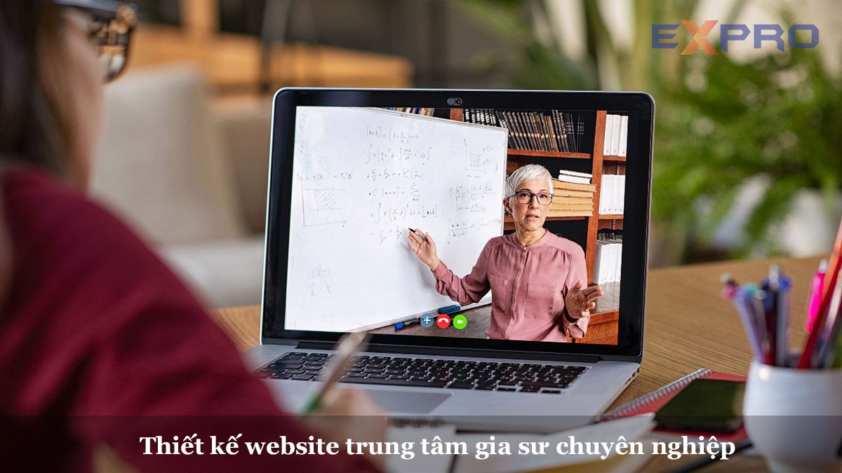 Thiết kế website trung tâm gia sư 