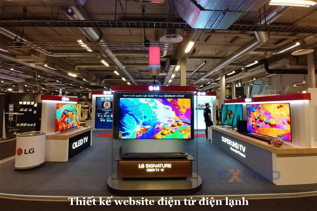 Thiết kế website điện tử điện lạnh giá rẻ
