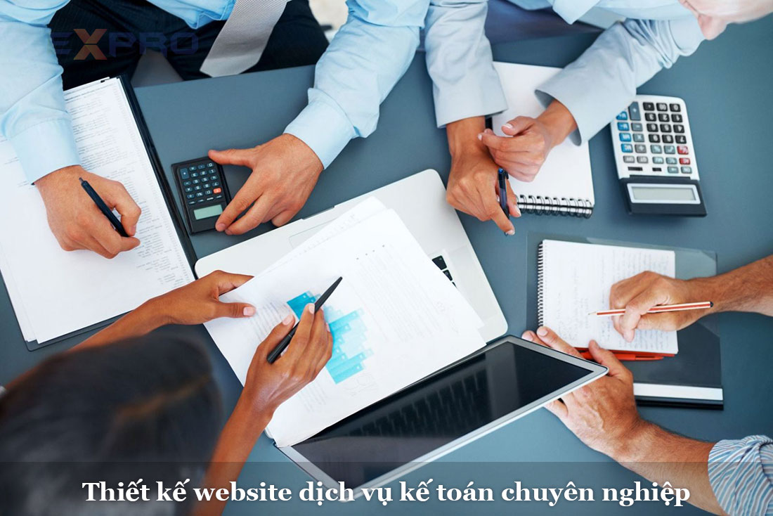 Thiết kế website dịch vụ kế toán chuyên nghiệp