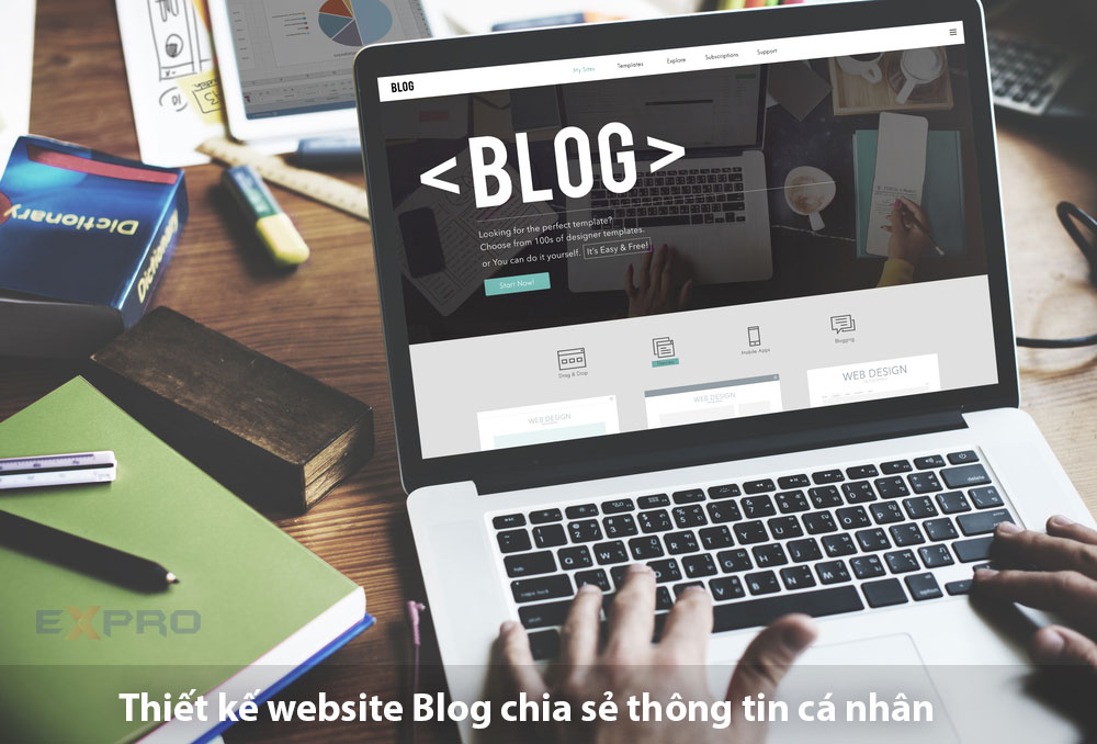 Thiết kế website blog chia sẻ thông tin