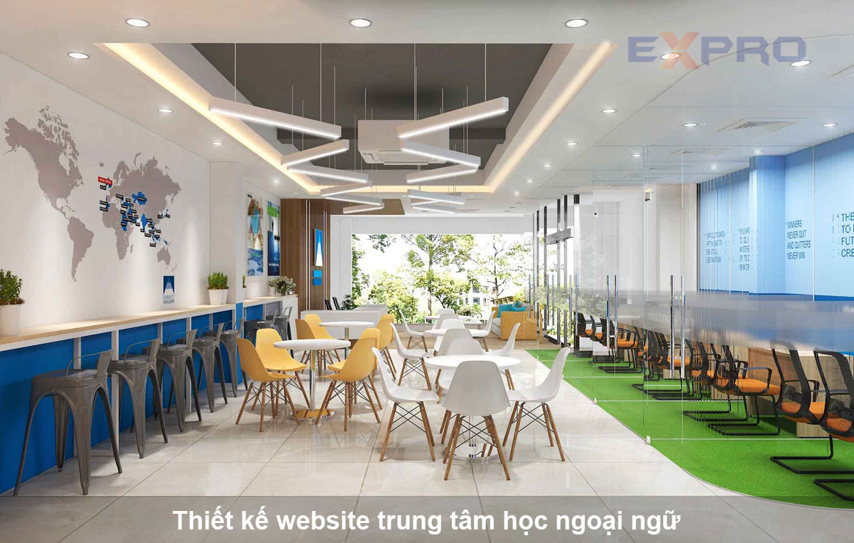 Thiết kế website trung tâm Ngoại ngữ chuyên nghiệp uy tín giá tốt nhất thị trường