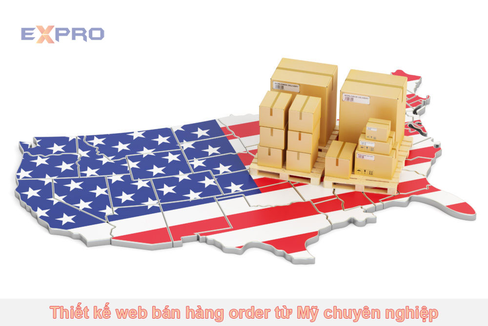 Thiết kế website bán hàng order từ Mỹ chuyên nghiệp giao diện thu hút