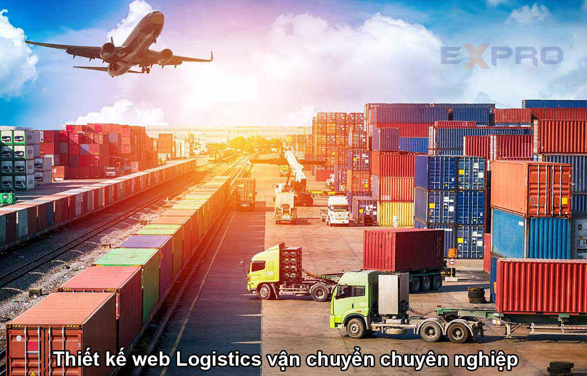 Thiết kế website dịch vụ logistics vận chuyển chuyên nghiệp giao diện độc quyền