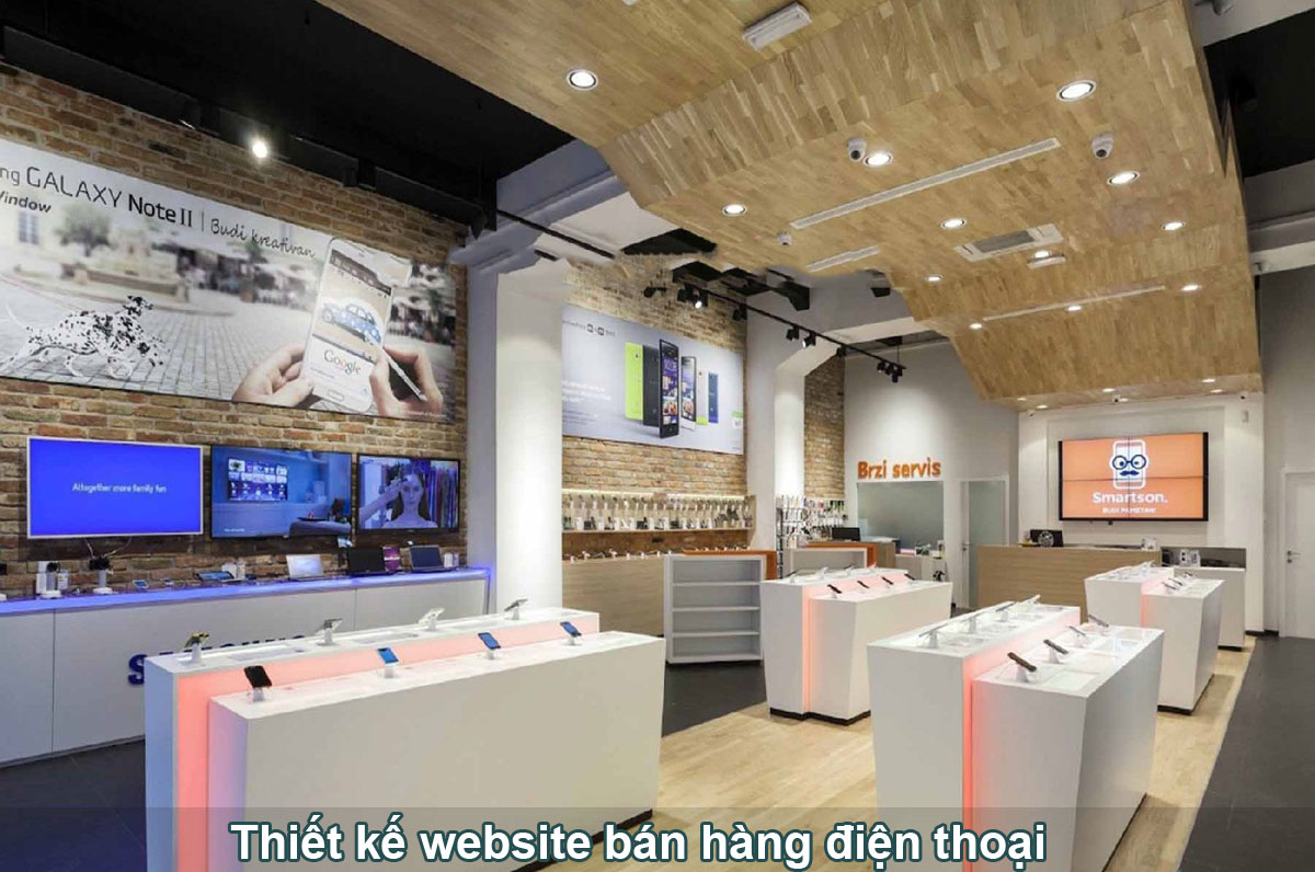 Thiết kế website bán điện thoại chuẩn SEO chất lượng giá tốt