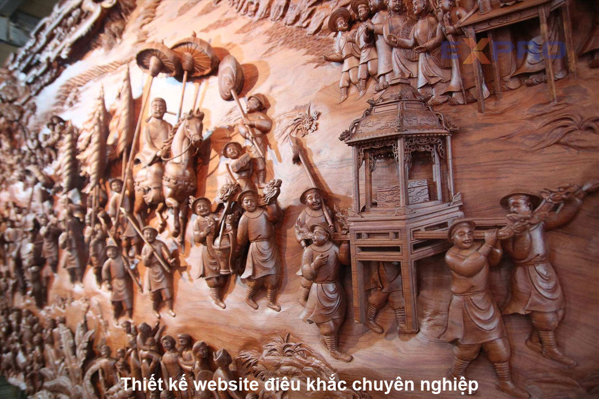 Thiết kế website điêu khắc chuyên nghiệp có tính thẩm mỹ cao giá tốt trên thị trường