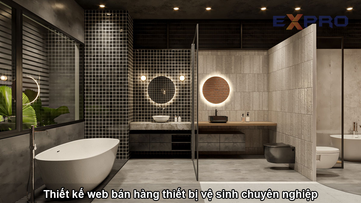 Thiết kế website thiết bị vệ sinh cao cấp đa dạng mẫu mã chất lượng