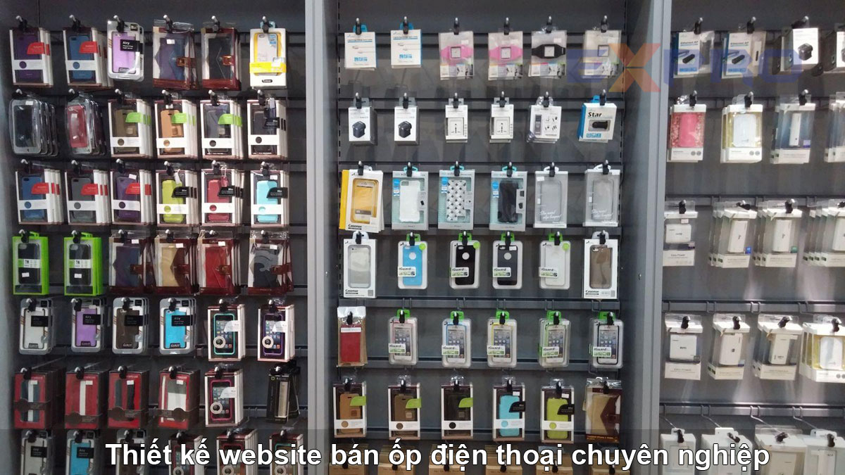 Thiết kế website bán ốp điện thoại giá rẻ giao diện thu hút 