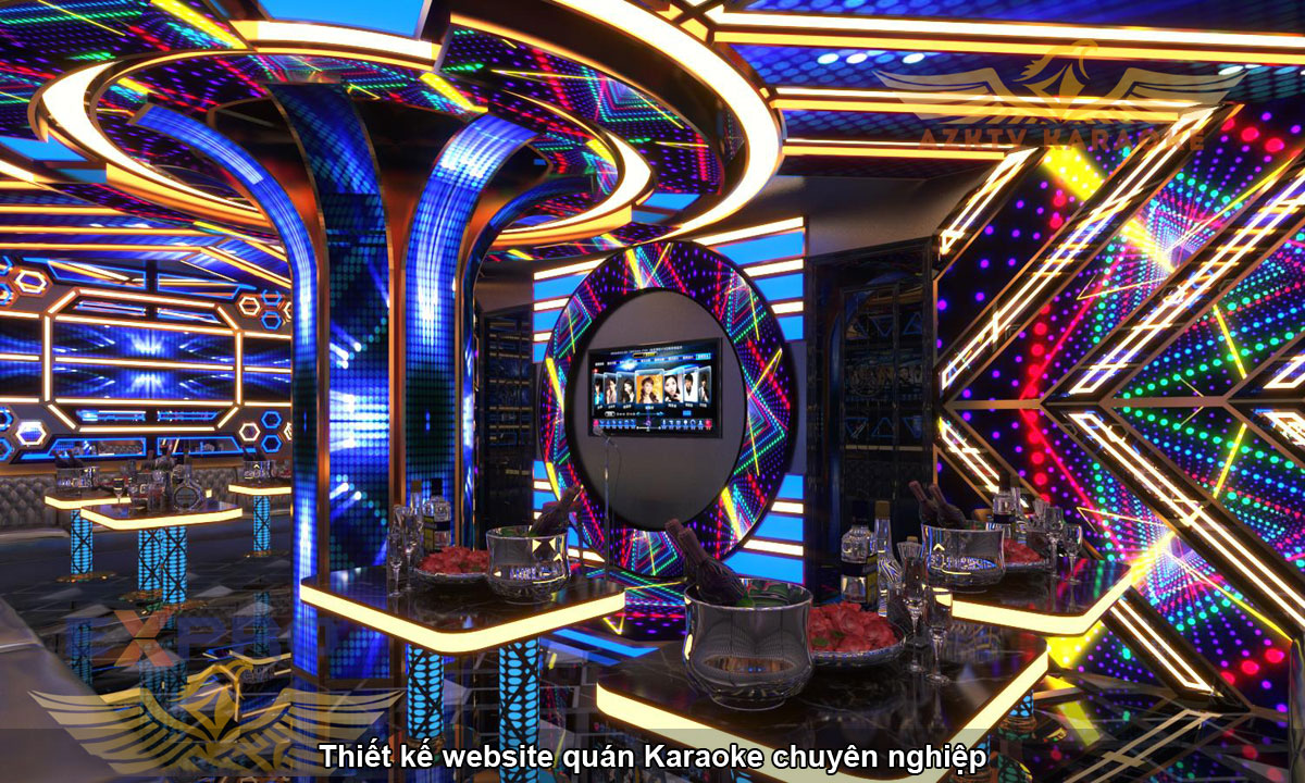 Thiết kế website quán Karaoke giá rẻ - đẳng cấp