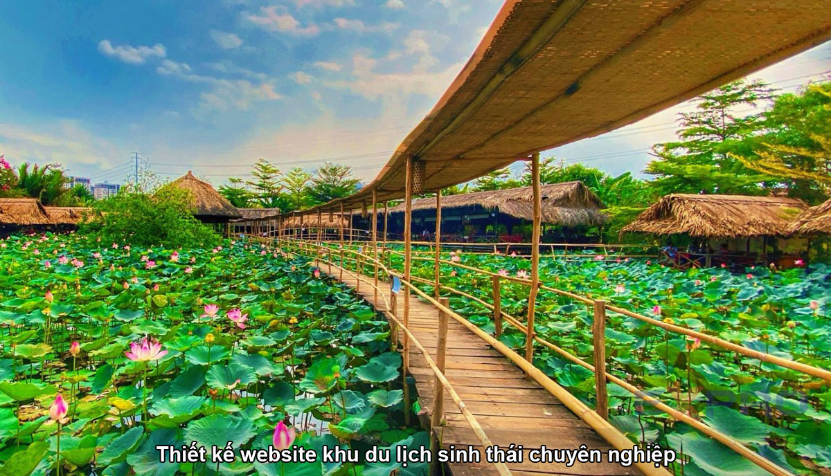 thiết kế website khu du lịch sinh thái