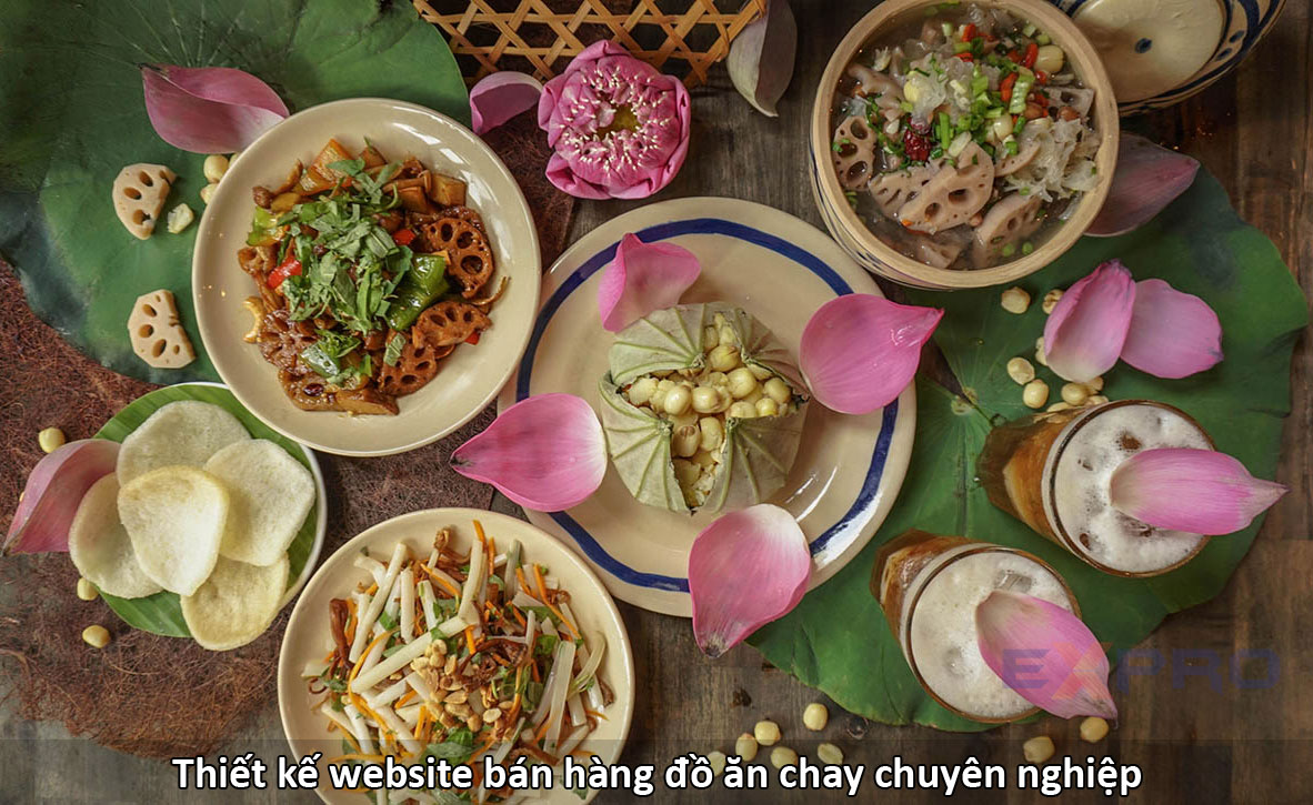 Thiết kế website cửa hàng đồ chay giá rẻ